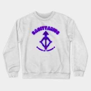 Sagittarius 8b Fuchsia Crewneck Sweatshirt